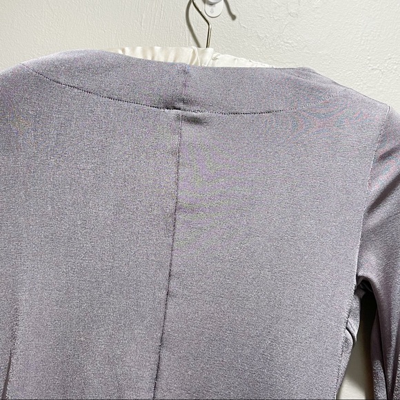 INTIMATELY FREE PEOPLE Women’s Gray Silver CARRIE LAYERING TOP Slinky Knit - Picture 5 of 9
